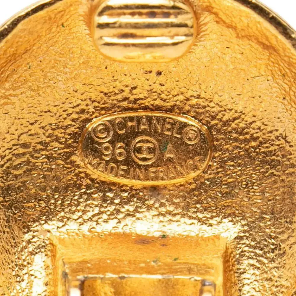 Chanel Cc Logo Clip-On Earrings Metal #246686C68B - Picture 6 of 6